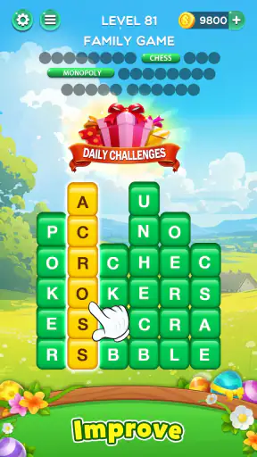 Word Crush - 楽しいパズルゲーム screenshot