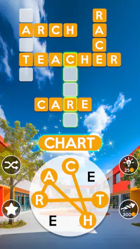 Wordscapes screenshot
