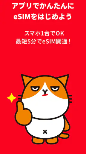 Y!mobile eSIMかんたん開通 screenshot