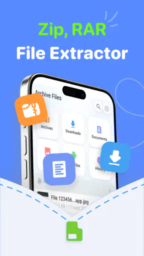 ZipSafe アーカイバー & エクストラクター screenshot