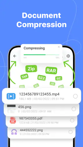 ZipSafe アーカイバー & エクストラクター screenshot