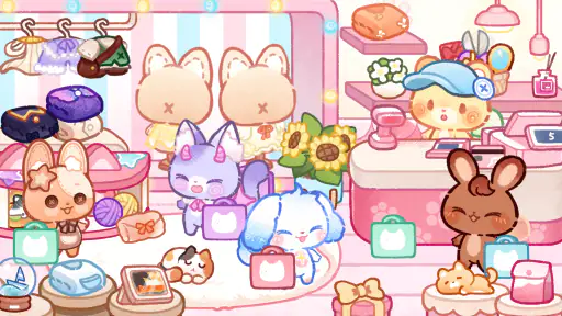 かわいい猫の世界：アバターライフ screenshot