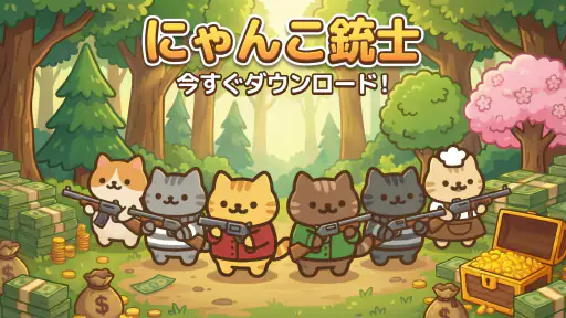 にゃんこ銃士:放置育成RPG screenshot