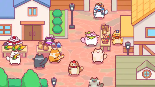 ねこタウン：かわいい放置型農場育成ゲーム screenshot