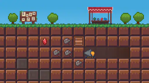 ほりほりドリル:コツコツ採掘・作業ゲーム screenshot