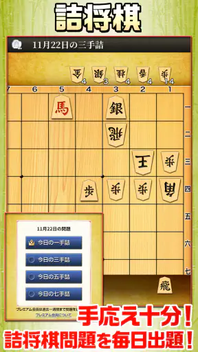 みんなの将棋 - 100段階のレベルと対局・詰将棋・講座で実 screenshot