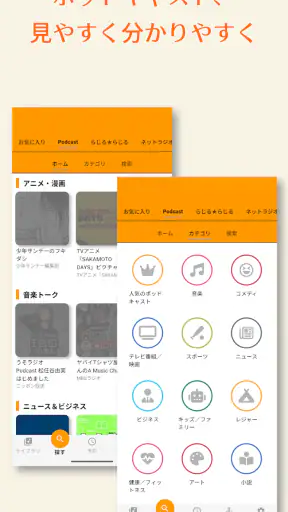 らくらじ２ - ラジオやポッドキャスト screenshot