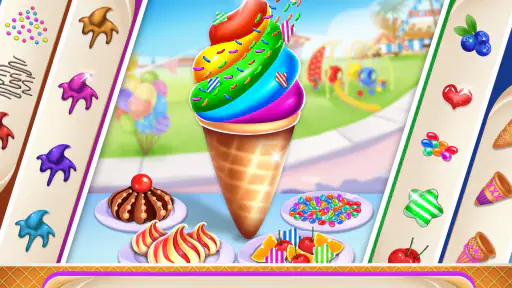 アイスクリーム 円錐 カップケーキ 焼く メーカー シェフ screenshot