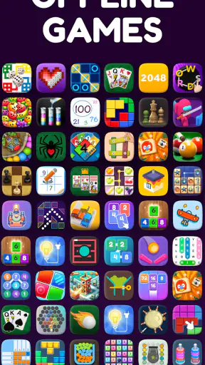 100+オフラインゲーム 暇つぶし 楽しい ミニパズルボード screenshot