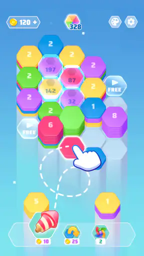 カラースライドパズル screenshot