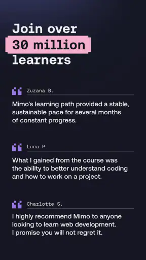 コーディング/プログラミングを学ぶ: Mimo screenshot