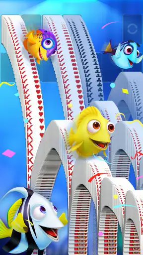 ソリティアアクアリウム screenshot