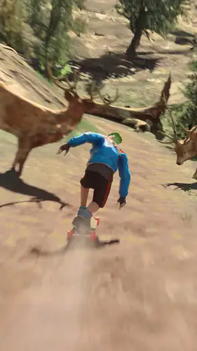 ダウンヒルレーサー (Downhill Racer) screenshot