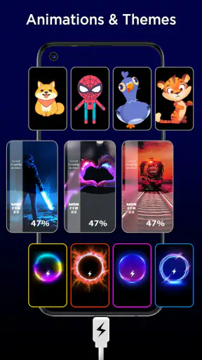 バッテリー充電アニメーション screenshot