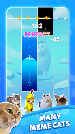 ピアノキャット2: ミーム音楽ゲーム & ピアノタイル screenshot