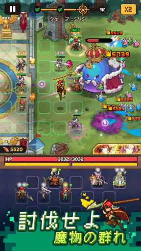 ピクセルディフェンダーズ：マージTD screenshot