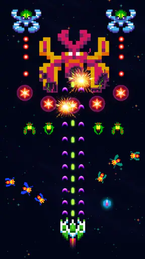 ファルコン: クラシック宇宙インベーダーアーケードゲーム screenshot