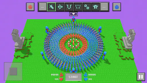 ブロック状のラグドールの戦い screenshot