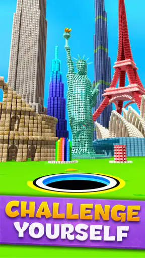 ホールクラフト:食べて大きくなるゲーム HoleCraft screenshot