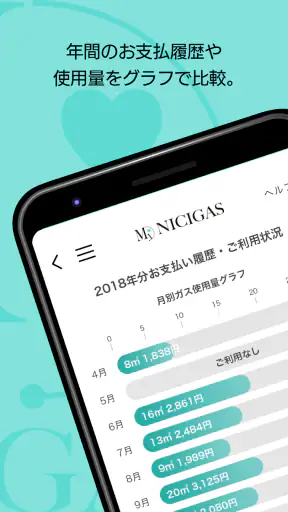 マイニチガス screenshot