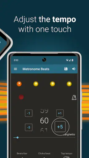 メトロノームのビート screenshot