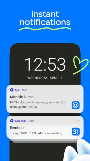 メール:メール、クラウド、カレンダー screenshot