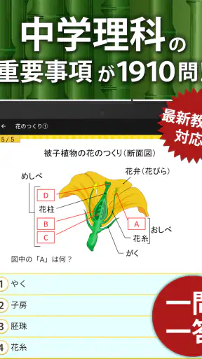 中学理科 - 中学生の勉強アプリ screenshot