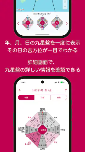 九星方位ナビ screenshot