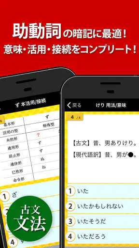 古文・漢文（古文単語、古典文法、漢文） screenshot