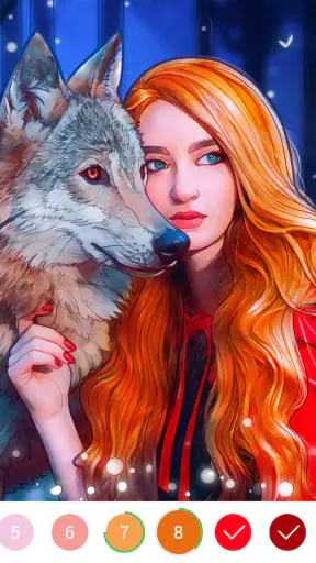塗り絵ブック screenshot