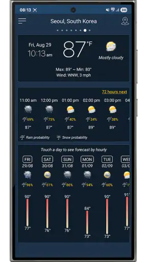 天気 – 正確な予報 screenshot
