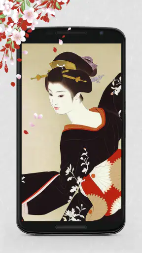 浮世絵壁紙 - 和風の日本画・名画 高画質待ち受け screenshot
