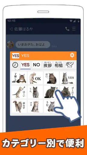 猫スタンプ（実写スタンプ） screenshot