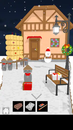 脱出ゲーム　笠地蔵とクリスマス screenshot