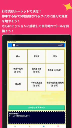 街はテーマパークだ！リアル桃太郎電鉄～ホンマの京都・万博編 screenshot