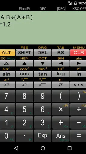 関数電卓 Panecal Plus screenshot
