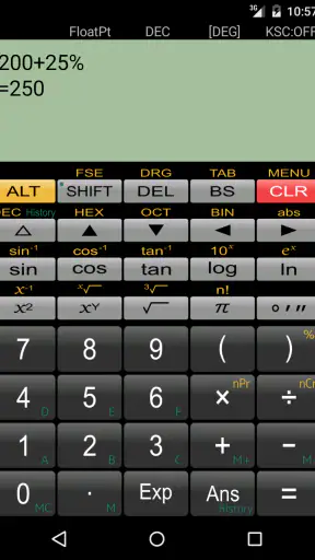関数電卓 Panecal Plus screenshot
