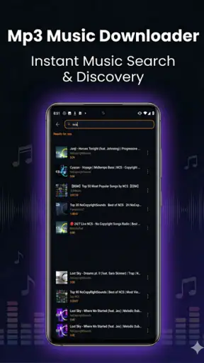 音楽 MP3 ダウンローダー screenshot