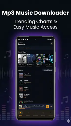 音楽 MP3 ダウンローダー screenshot