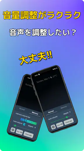 音量微調整ヘルパー: 音量を下げたり上げたりできます screenshot