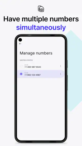 2nd Phone Number: Second Line screenshot
