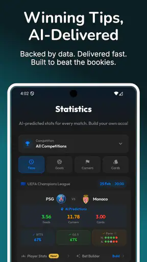 AI Betting Tips - Football screenshot