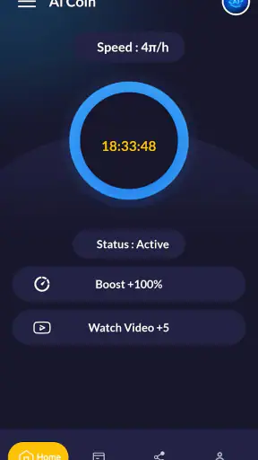 AI Coin - 클라우드 마이닝 앱 screenshot