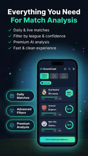AI 축구 예측 screenshot
