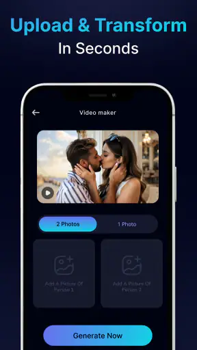 AI Kiss Video Maker: Hug Video screenshot