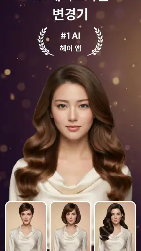 AI 얼굴형 분석: 헤어스타일, 퍼스널 컬러 진단 screenshot