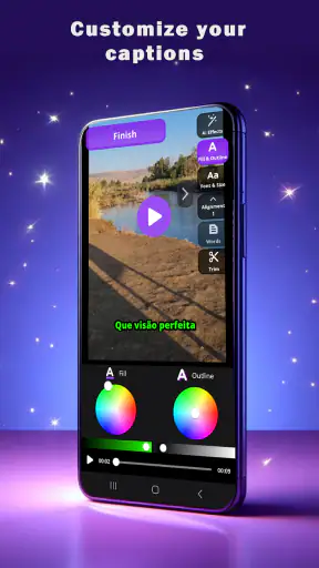 AI 자동 자막 screenshot