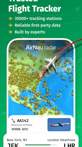 AirNav Radar - 비행기와 비행 추적기 screenshot