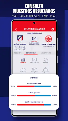 Atlético de Madrid App Oficial screenshot