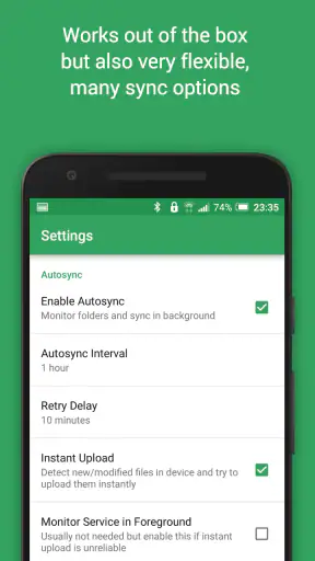 Autosync for Google Drive screenshot